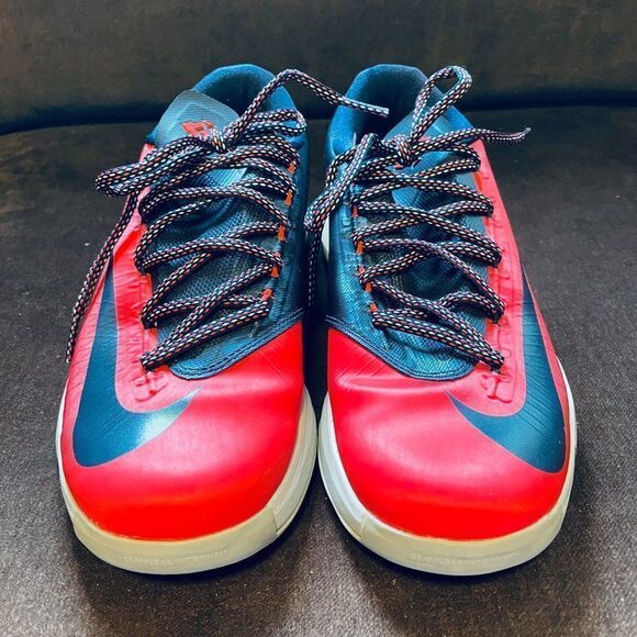 RARE nike KD 6 Independence Day  red blue white Mens 7.5 US 40.5 EUR 9 WMS - Picture 10 of 16